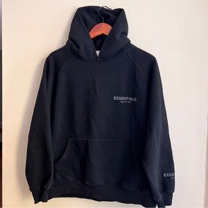 Essentials Fear of God Black Hoodie Sz M